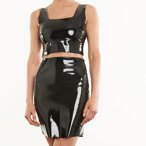 Commando Faux Patent Leather Mini Skirt Commando - Picture 6 of 15